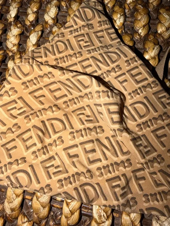 FENDI x SKIMS Logo Bikini Top - Picture 4 of 6